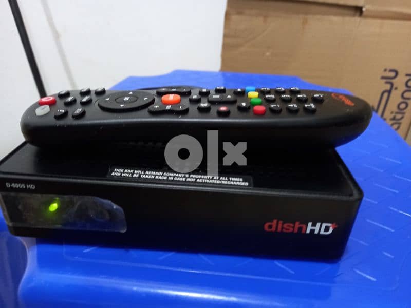 Dish tv Receiver and Original remote 0