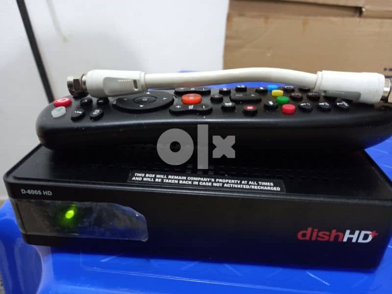 Dish tv Receiver and Original remote 1