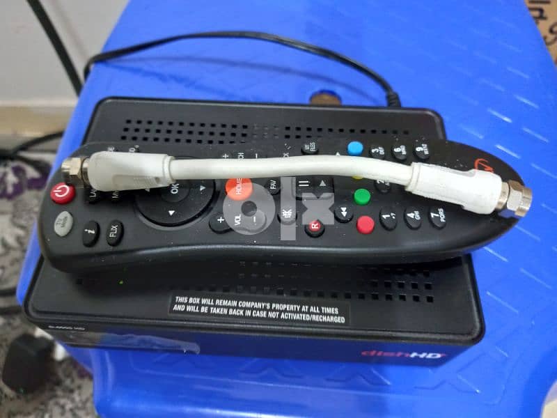 Dish tv Receiver and Original remote 2