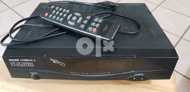 Satellite TV Receiver GOLD SAT LT-9400 MK II CABLE REMOTE MANUAL