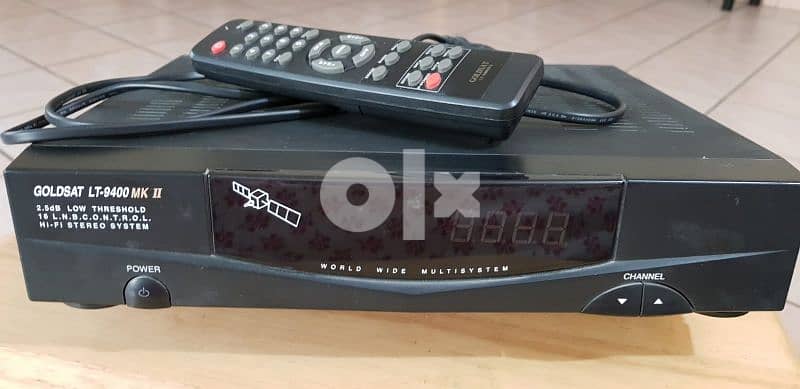 Satellite TV Receiver GOLD SAT LT-9400 MK II CABLE REMOTE MANUAL 1