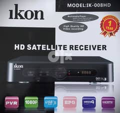 IKON HD Satellite Receiver (6 feet Dish and LNB sold seperately)