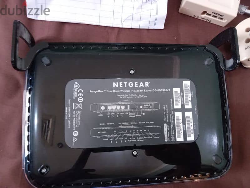 NETGEAR dual band wireless - N modem router 6