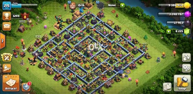 Max town hall Clash of clans account for sale