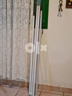 Curtains Rods 55inches length 3 pcs 0