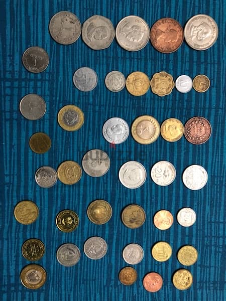 Different countries coins 0