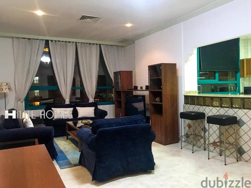 Furnished Sea view 2 bedroom apartment for rent in Salmiya 4