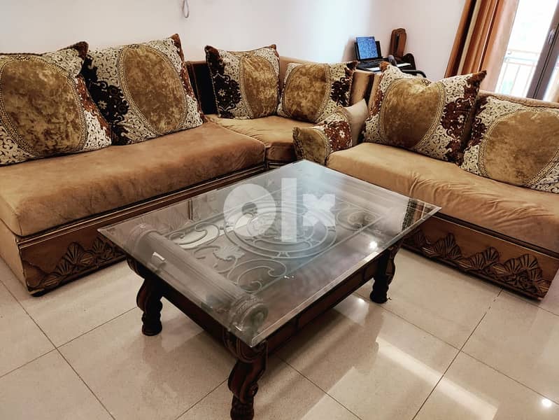 Sofa set and centre table(Negotiable) 2