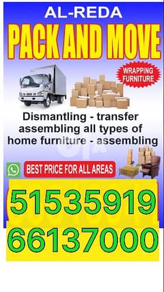 shifting service , move the furniture in Kuwait