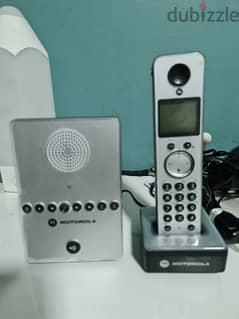 motorola home. cordless phone with answering machine 0