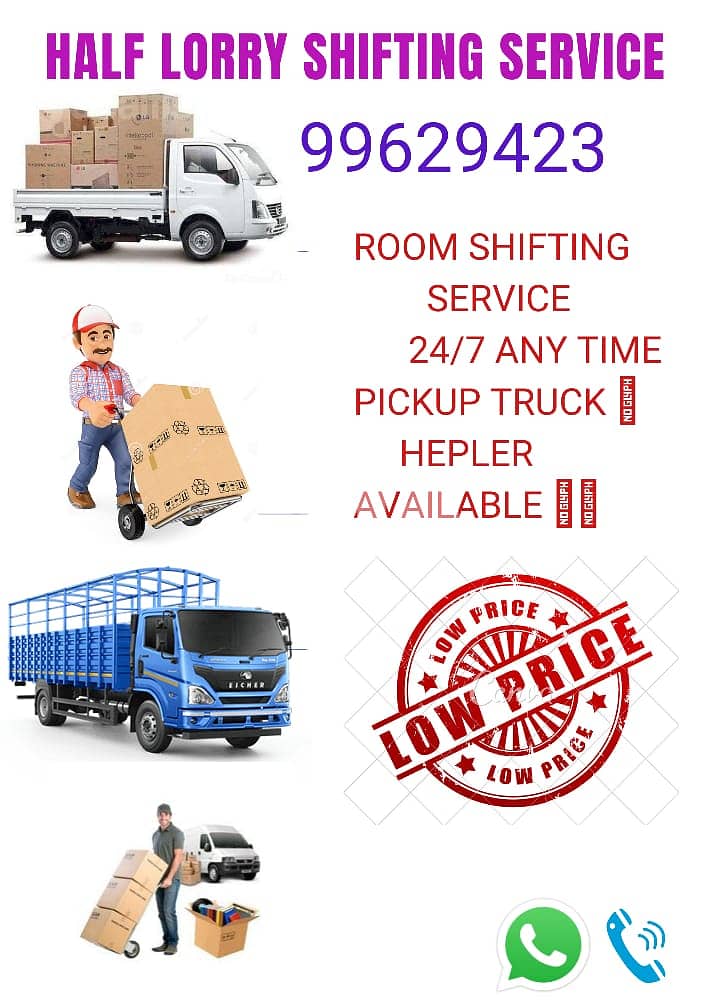 Half lorry shifting service 99 62-94 23 1