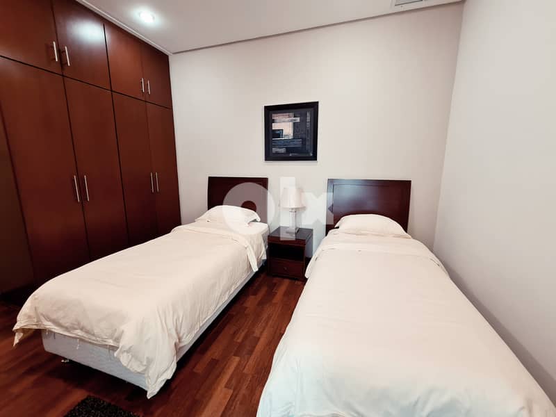 For rent 1 & 2  bedr furnished jabria 3