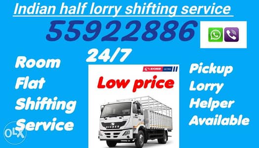 Indian half lorry shifting service