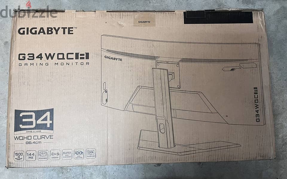 **OFFER** NEW GIGABYTE G34WQC 34" 144Hz WQHD LCD Curved Gaming Monitor 2