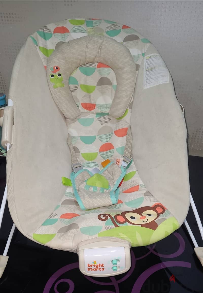 Brightstarts baby bouncer for sale 0