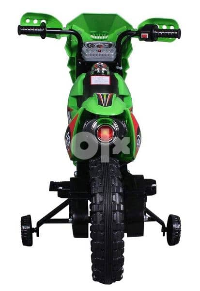 Vroom Rider VR093 Battery Operated 6V Kids Dirt Bike, Green 1