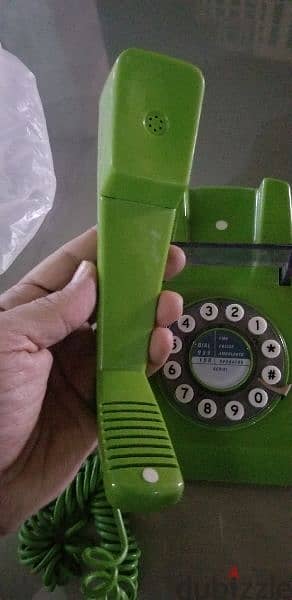 vintage land phone set button design 1