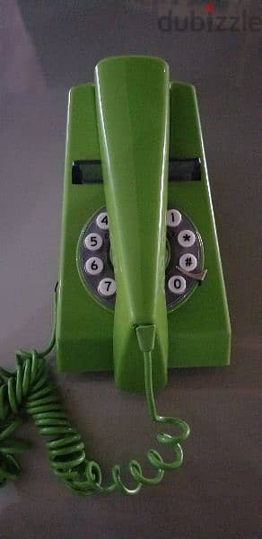 vintage land phone set button design 2