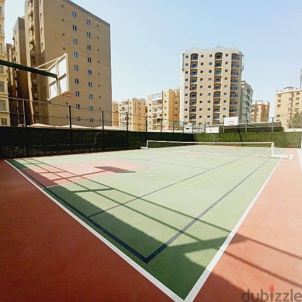 Semi-furnished apartment for rent in Mahboula block 2 8