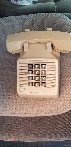 vintage AT&T home phone push buttons 0