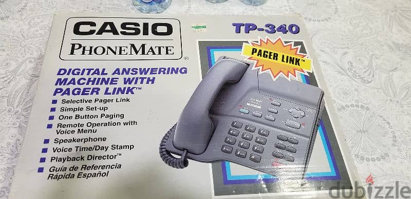vintage casio TP-340 digital machine - phone from 1996 4