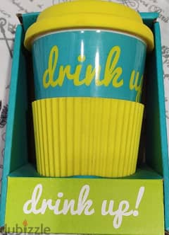 Ceramic Mug with Cilocone sipper for Hot/Cold Beverage New Packed