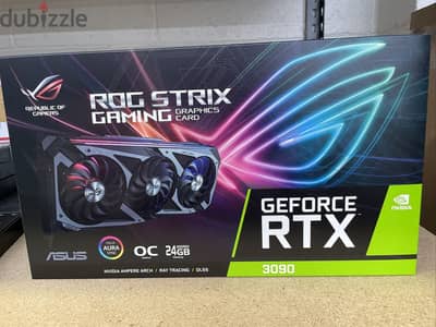 New- ASUS ROG Strix GeForce RTX 3090 OC 24GB GDDR6X Graphics Card GPU