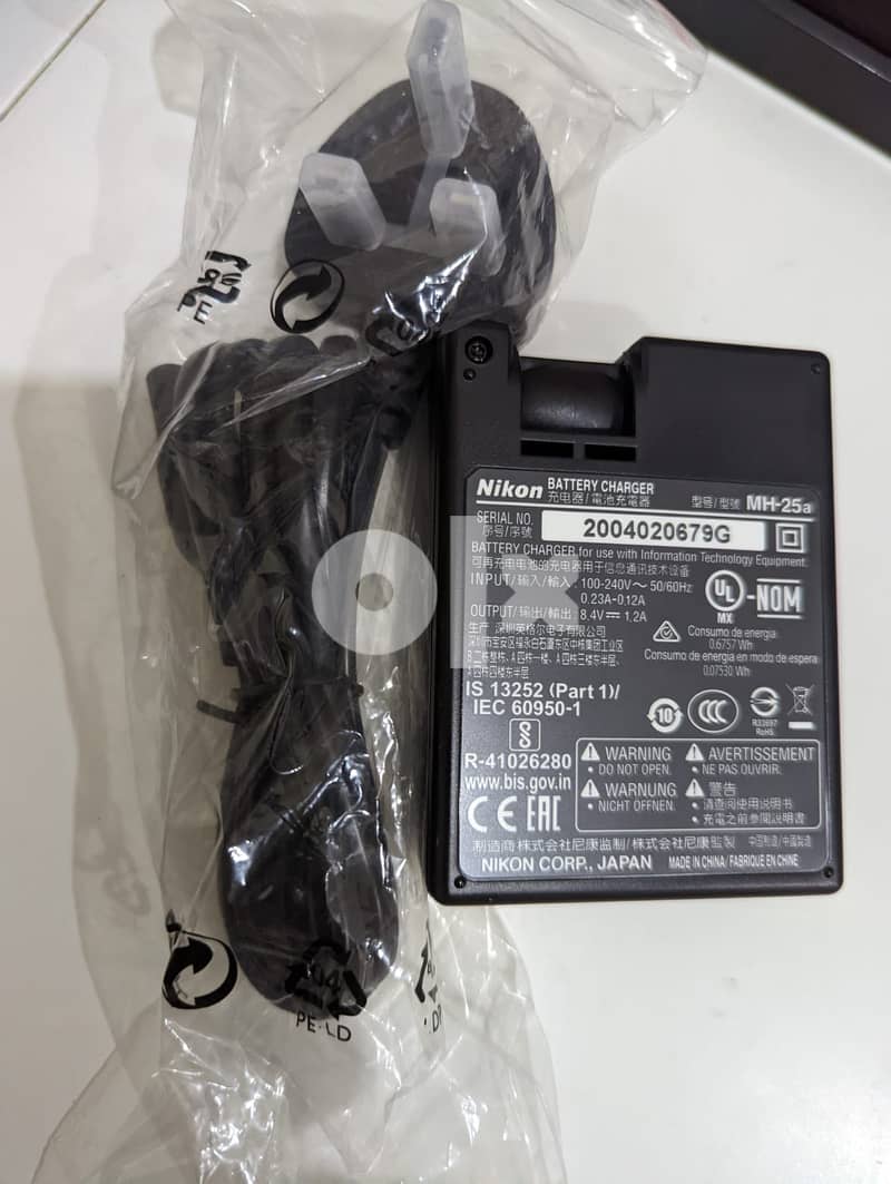 New - Nikon MH-25a Quick Charger For Nikon D7100 / D610 / D810 2