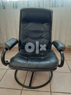 IKEA Recliner Leather Easy Chair