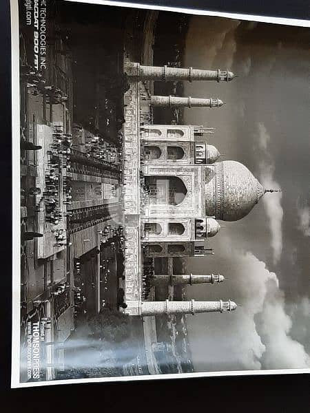 Taj Mahal pic Laminated Raised up 28inches x 22inches 0