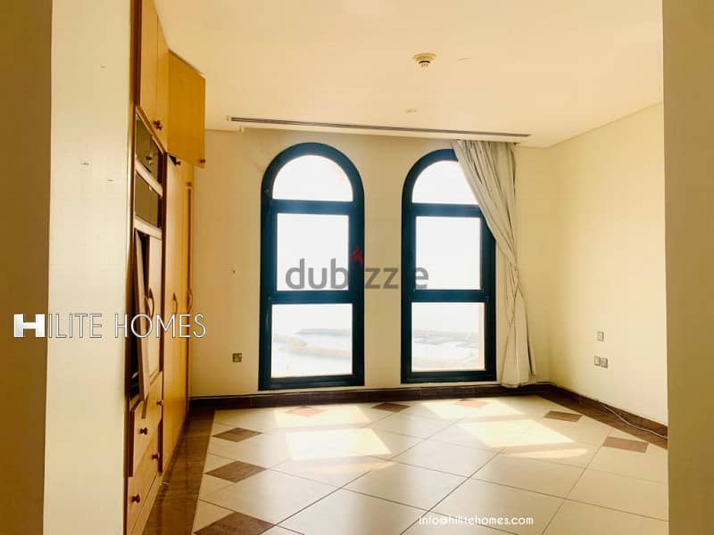 1 and 2 bedroom Sea view apartment available for rent in Salmiya 1