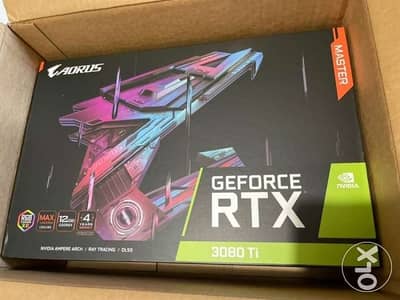 Geforce Aorus RTX 3080 Ti Gaming Graphics Card (Gpu) With LCD screen